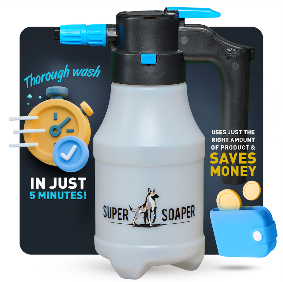 Super Soaper Dog Shampoo Sheets & Sprayer Bundle